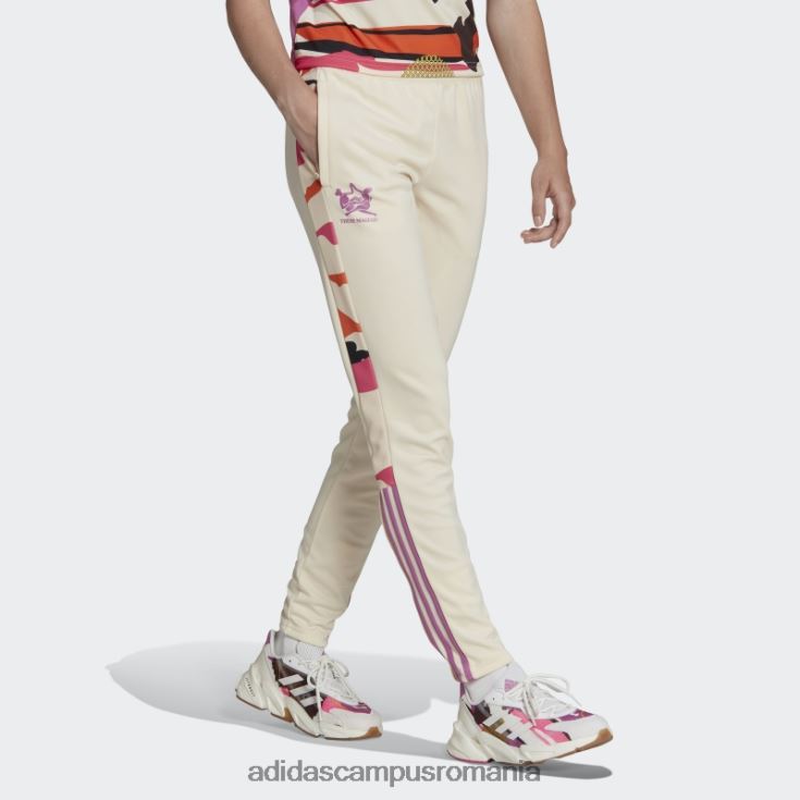 adidas campus romania tiro x thebe magugu pantaloni de sport ecru tint fashion femei nuanță ecru J266N22822