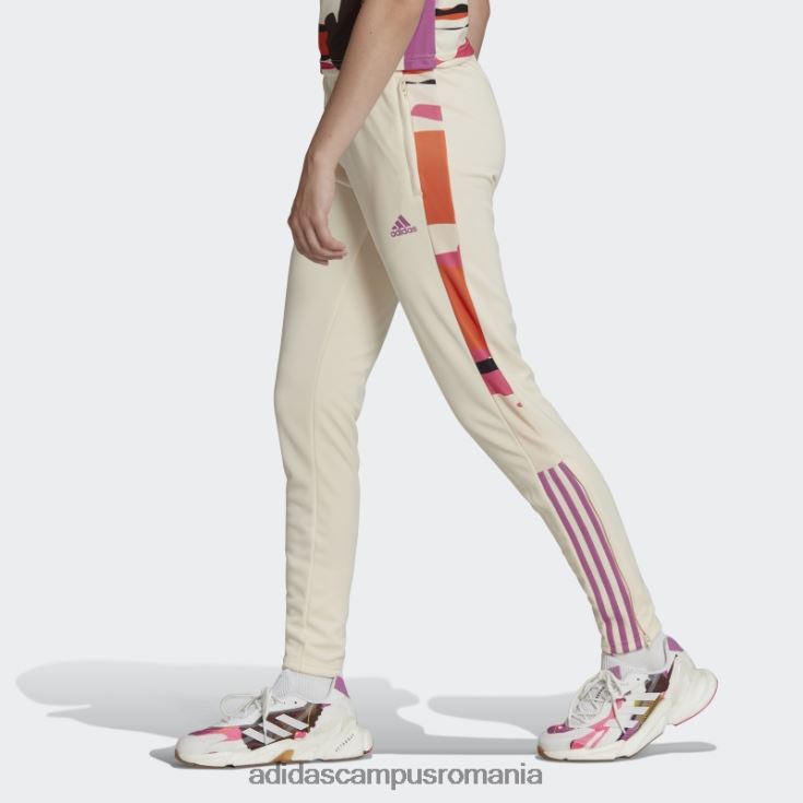 adidas campus romania tiro x thebe magugu pantaloni de sport ecru tint fashion femei nuanță ecru J266N22822