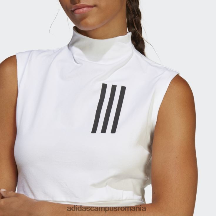 adidas campus romania top cropped fără mâneci mission victory alb femei alb J266N29686