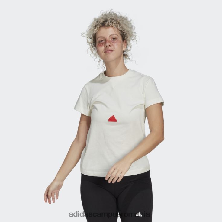 adidas campus romania tricou alb adidas femei alb roșu J266N22496