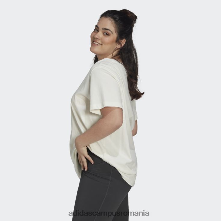 adidas campus romania tricou alb (plus marime) femei alb roșu J266N22573