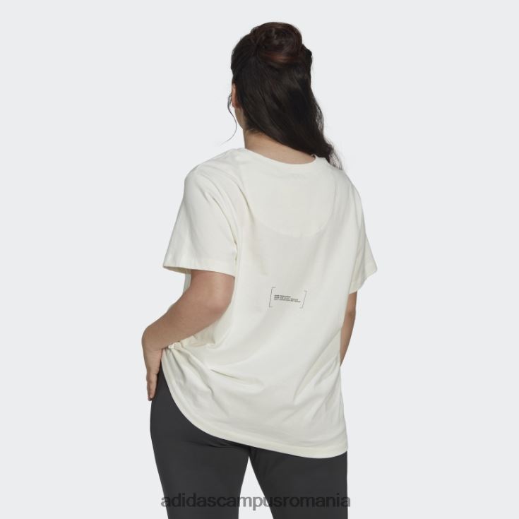 adidas campus romania tricou alb (plus marime) femei alb roșu J266N22573
