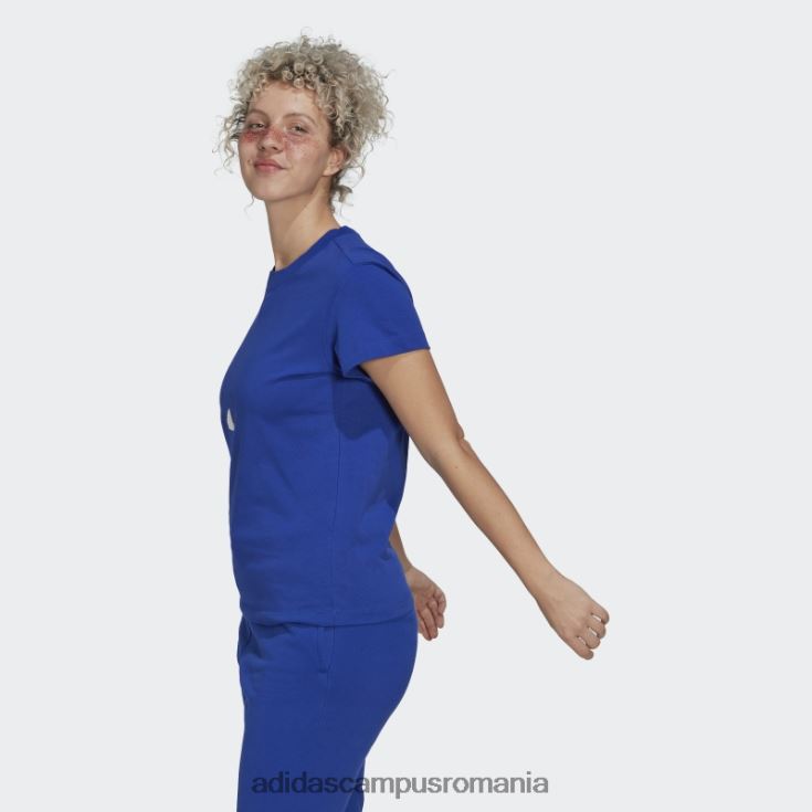 adidas campus romania tricou albastru femei albastru alb J266N22237