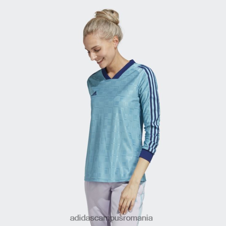 adidas campus romania tricou albastru tiro cu maneca lunga femei albastru J266N29088