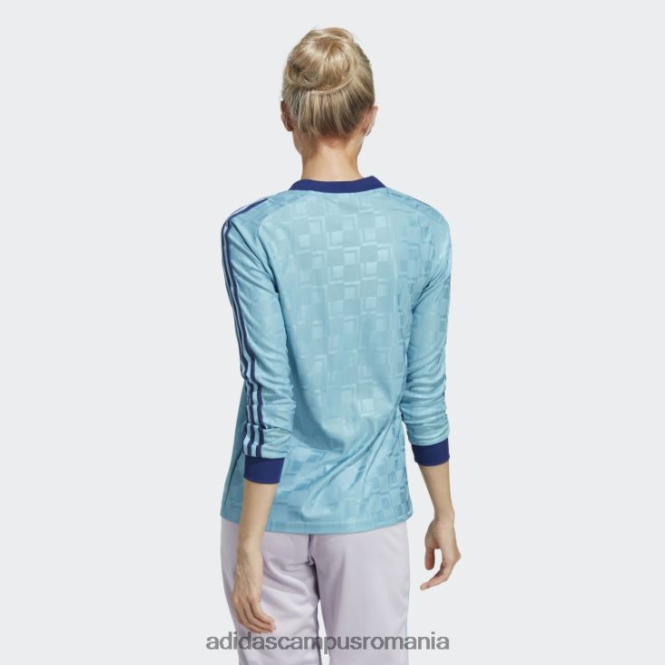 adidas campus romania tricou albastru tiro cu maneca lunga femei albastru J266N29088