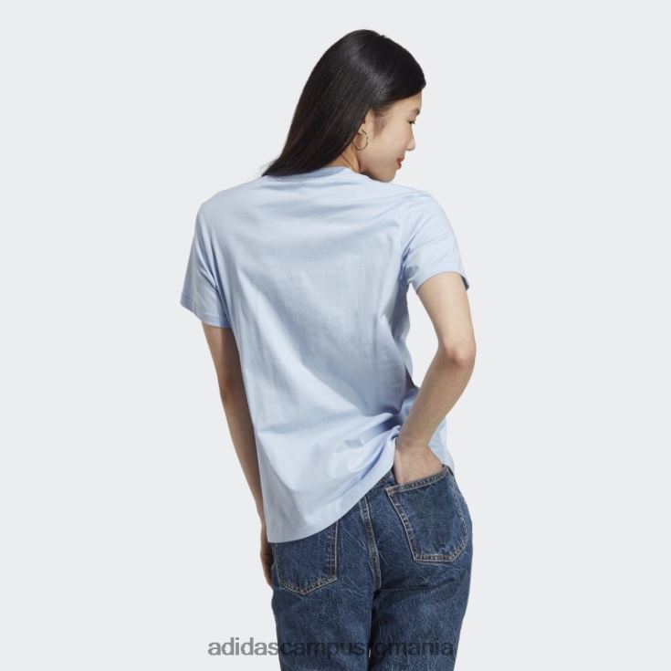 adidas campus romania tricou cu logo albastru albastru essentials femei albastru zori/alb J266N29598