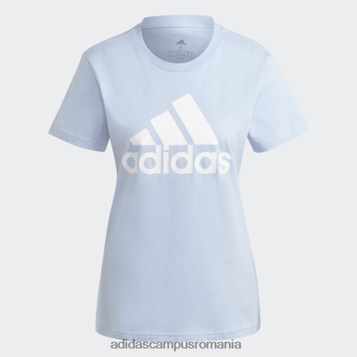adidas campus romania tricou cu logo albastru albastru essentials femei albastru zori/alb J266N29598