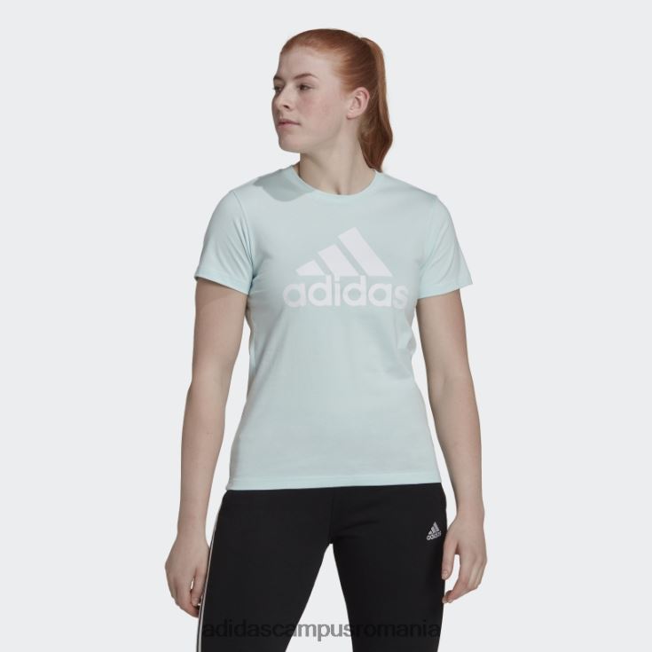 adidas campus romania tricou cu logo essentials alb elegant femei albastru alb J266N210374