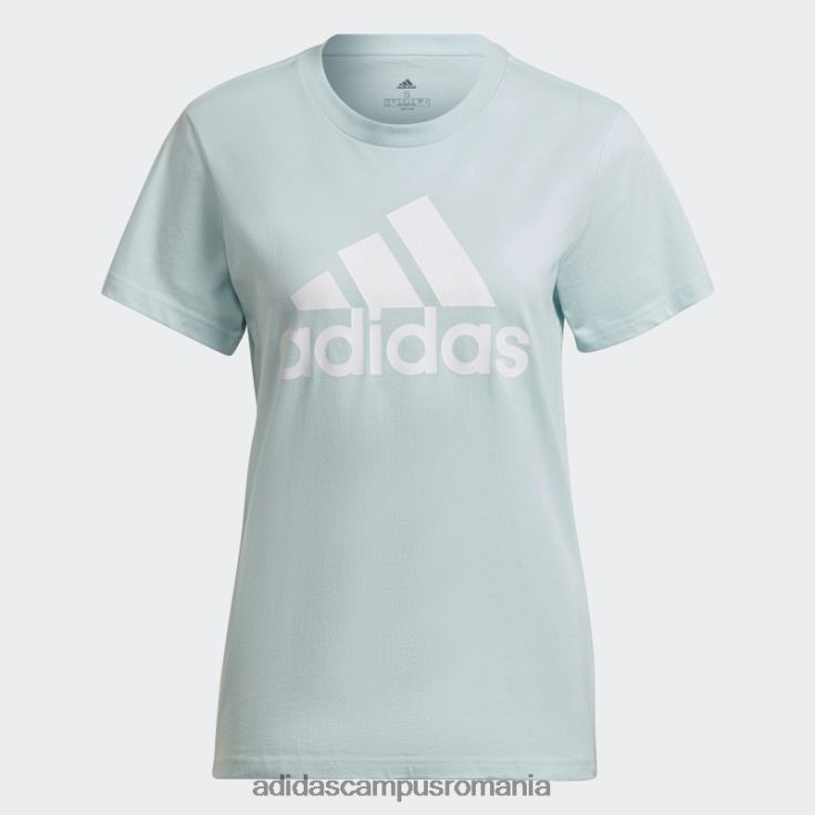 adidas campus romania tricou cu logo essentials alb elegant femei albastru alb J266N210374