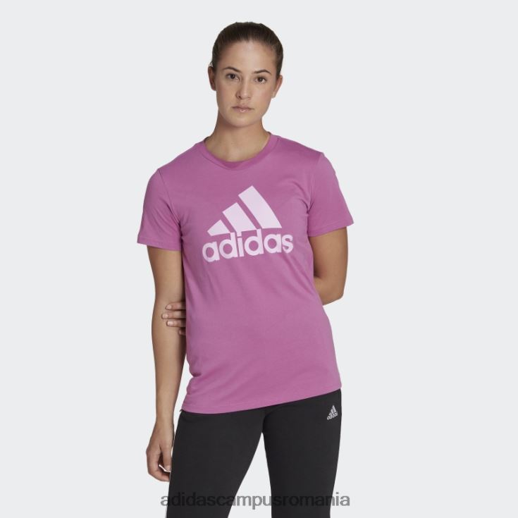 adidas campus romania tricou cu logo essentials lila femei liliac J266N29188