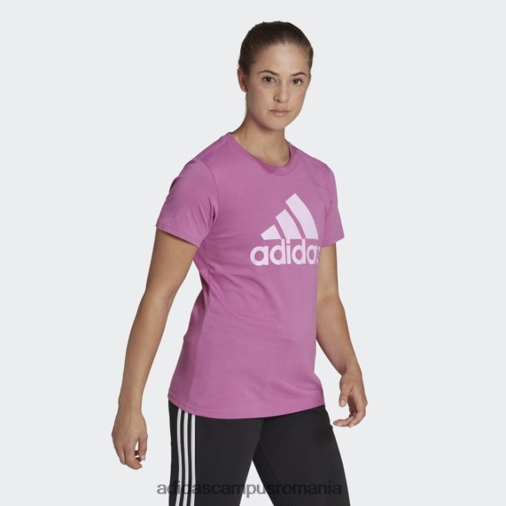 adidas campus romania tricou cu logo essentials lila femei liliac J266N29188