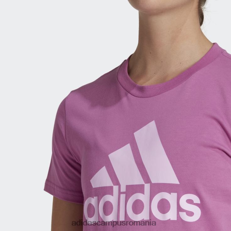 adidas campus romania tricou cu logo essentials lila femei liliac J266N29188