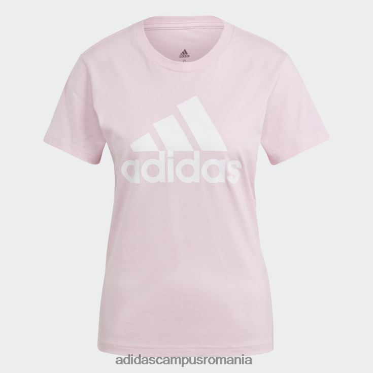 adidas campus romania tricou cu logo essentials roz femei roz/alb J266N29634
