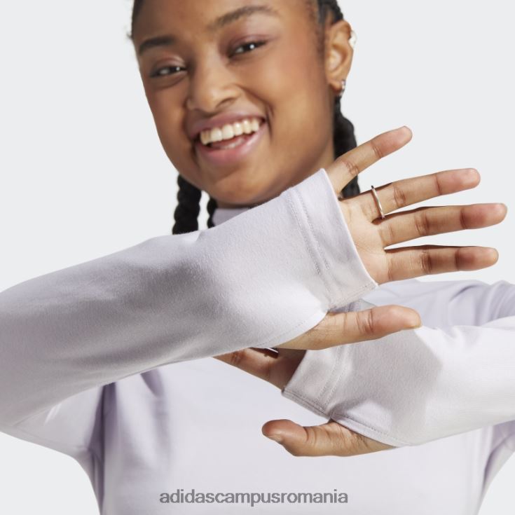 adidas campus romania tricou cu mânecă lungă de evadare din oraș argintiu zori femei zori argintii J266N29590