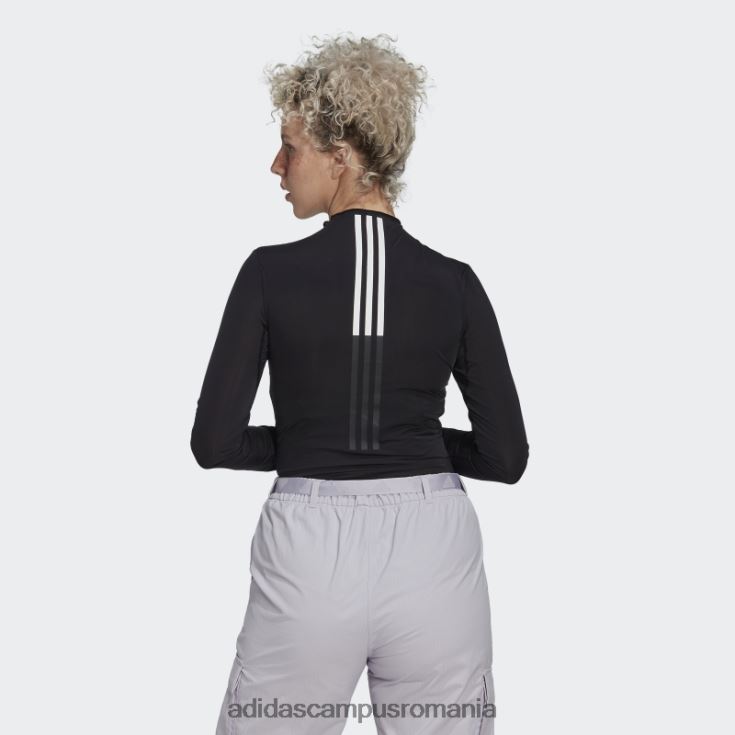 adidas campus romania tricou cu maneca lunga moda neagra femei negru J266N22467