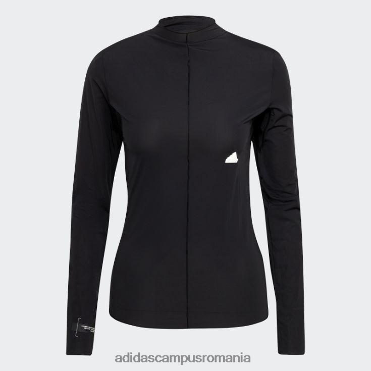 adidas campus romania tricou cu maneca lunga moda neagra femei negru J266N22467
