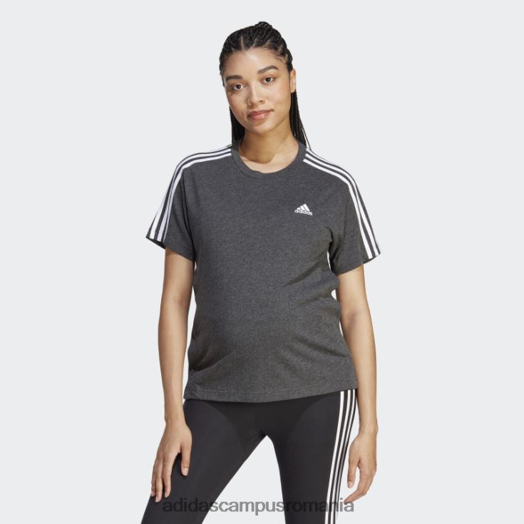 adidas campus romania tricou de maternitate (maternitate) negru melange adidas femei negru melange/alb J266N216800