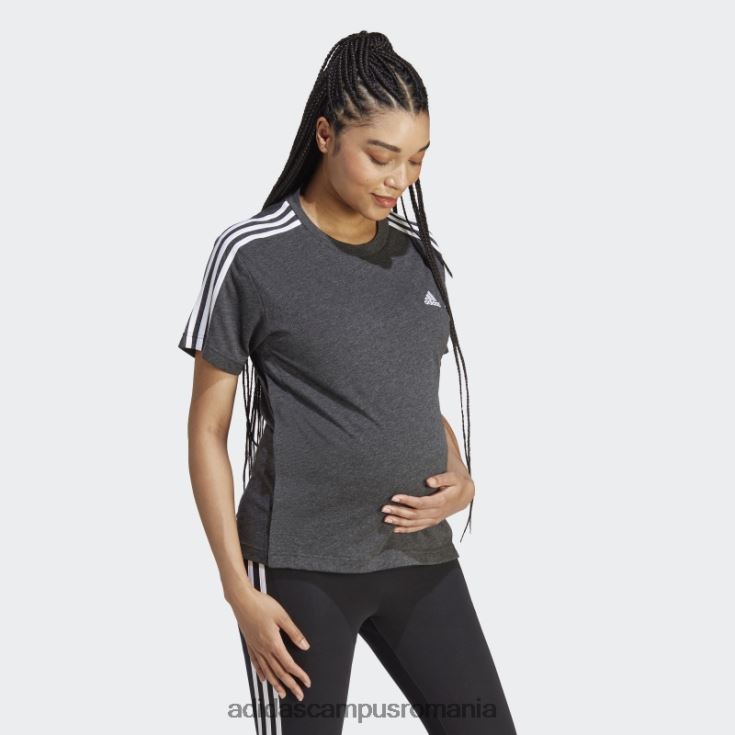 adidas campus romania tricou de maternitate (maternitate) negru melange adidas femei negru melange/alb J266N216800