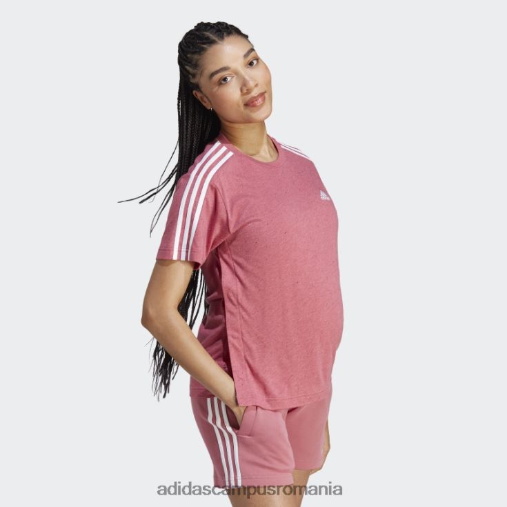 adidas campus romania tricou de maternitate (maternitate) roz mel femei roz mel/alb J266N216862