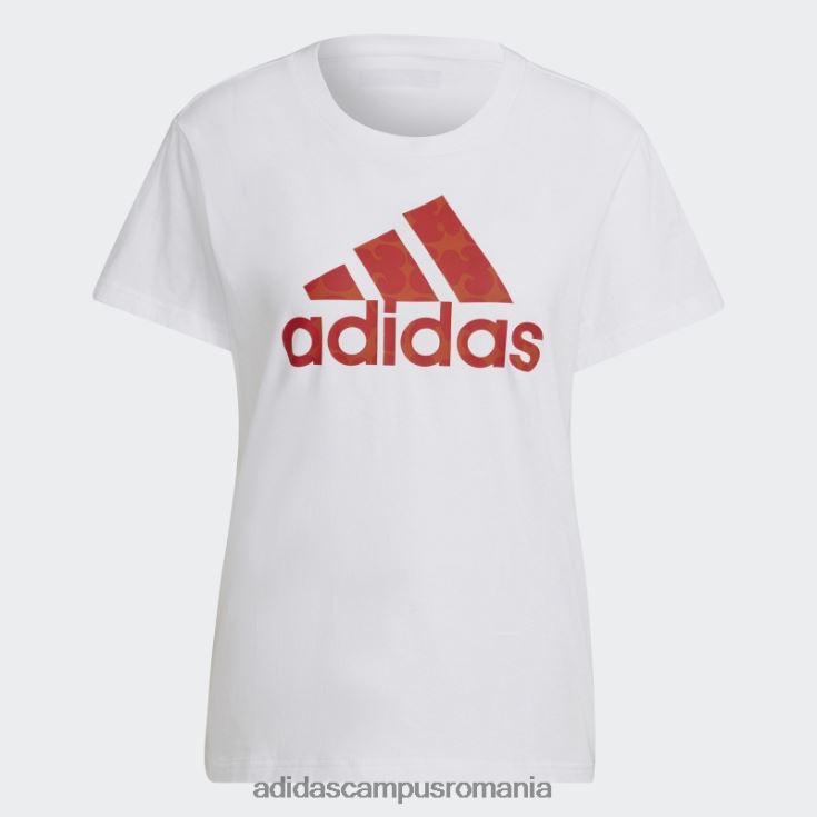 adidas campus romania tricou grafic alb marimekko femei alb J266N22687
