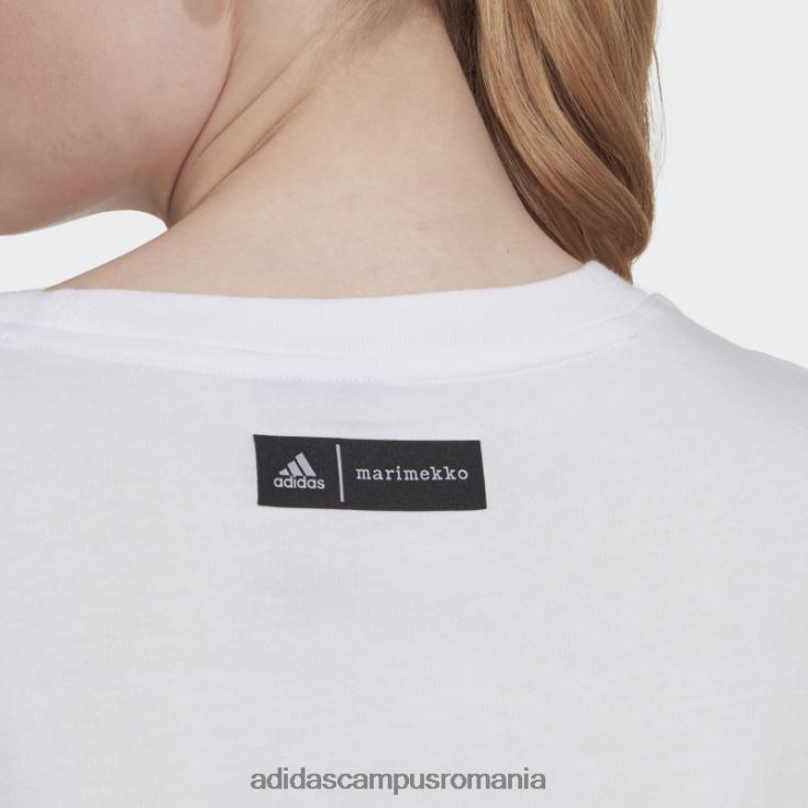 adidas campus romania tricou grafic alb marimekko femei alb J266N22687