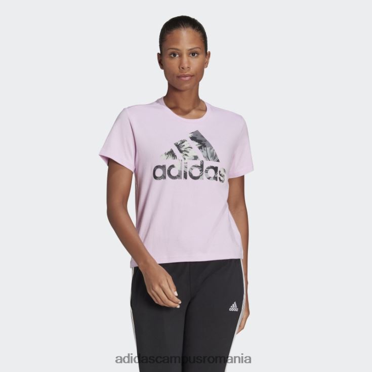 adidas campus romania tricou regulat cu imprimeu peste tot lila femei liliac/multicolor J266N28995