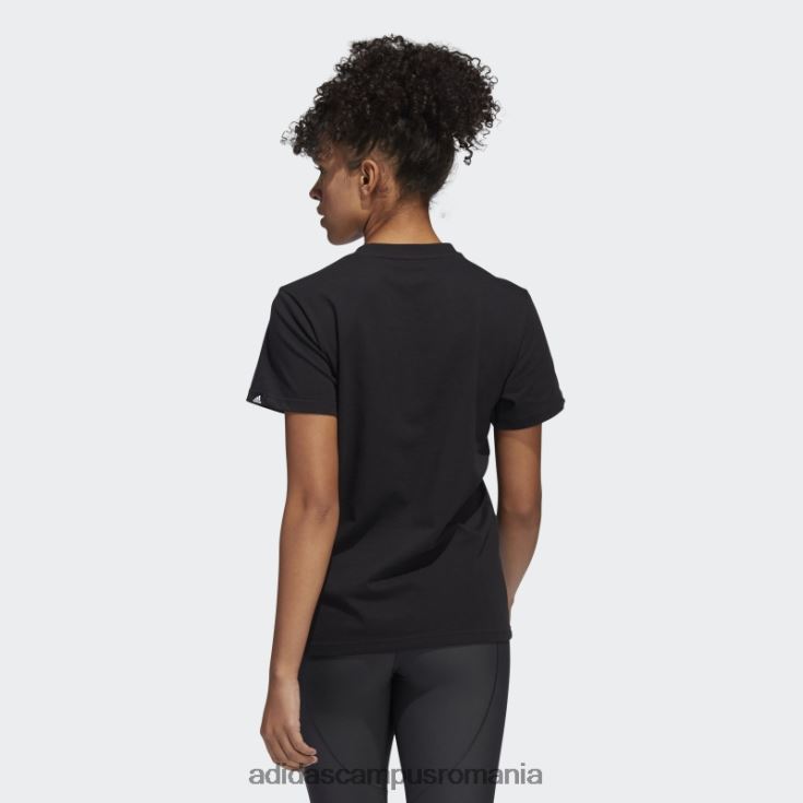 adidas campus romania tricou superher cu logo grafic floral negru adidas femei alb negru J266N210530