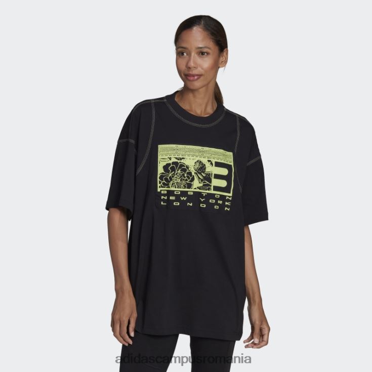 adidas campus romania tricou superher negru de îmbrăcăminte sport de modă femei negru J266N23199