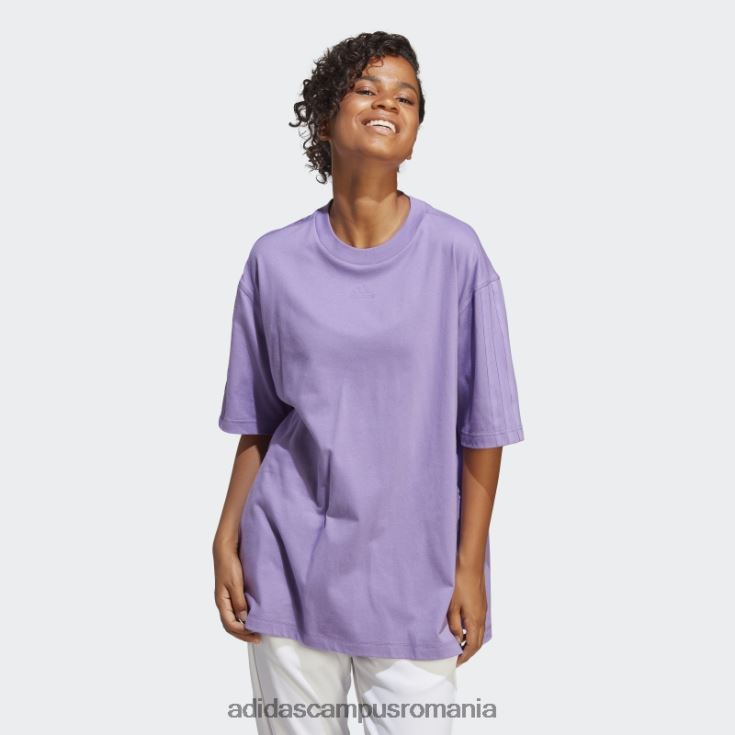 adidas campus romania tricou supradimensionat dance violet adidas femei violet J266N28838