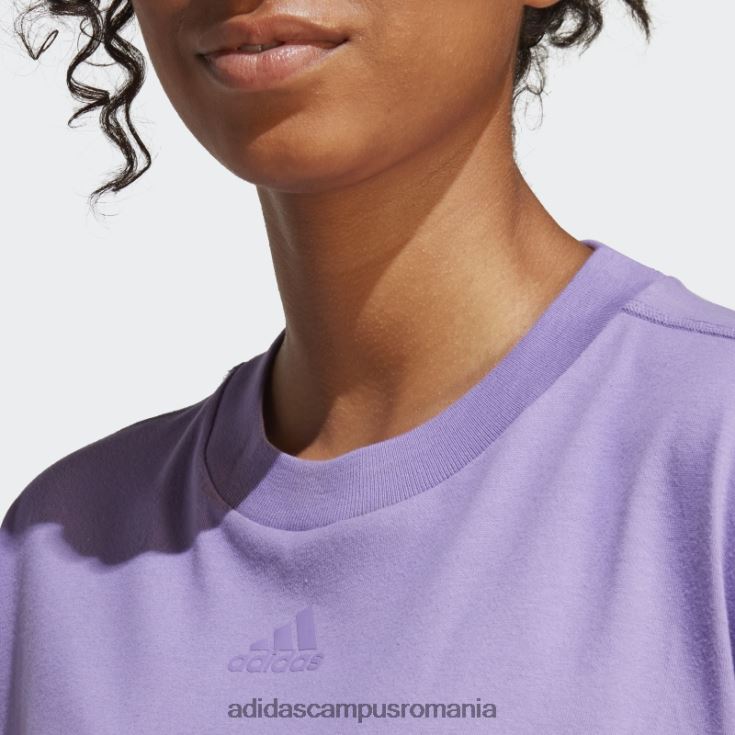 adidas campus romania tricou supradimensionat dance violet adidas femei violet J266N28838
