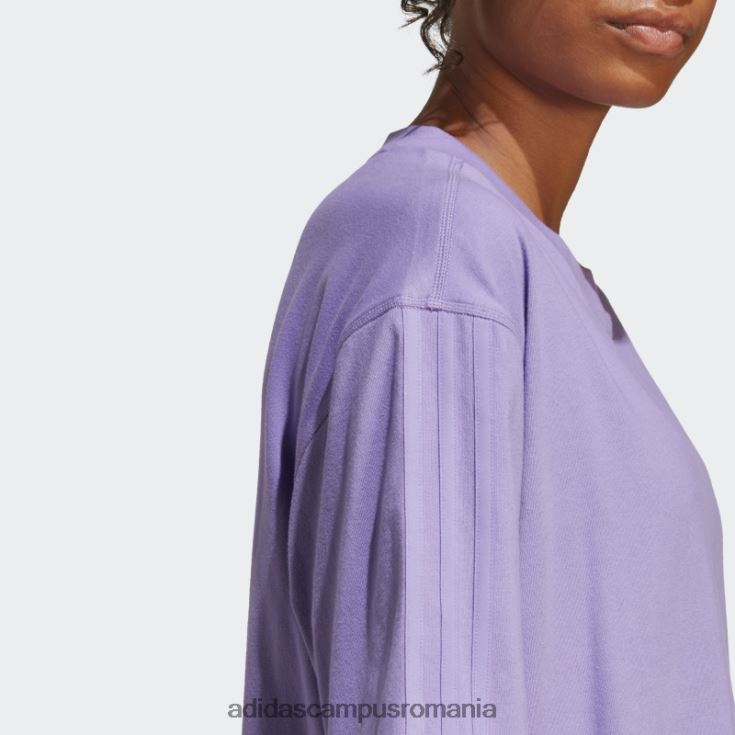 adidas campus romania tricou supradimensionat dance violet adidas femei violet J266N28838