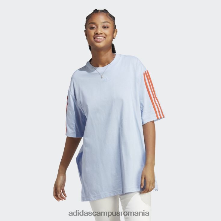 adidas campus romania tricou supradimensionat de dans albastru albastru adidas femei albastru zori/rosu J266N28835