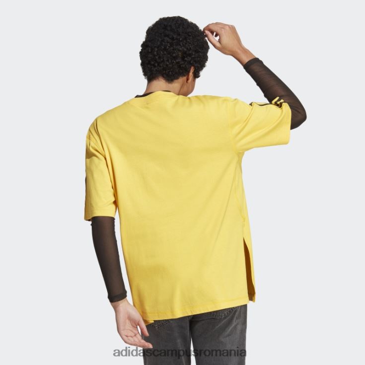 adidas campus romania tricou supradimensionat de dans auriu femei auriu/negru J266N28834