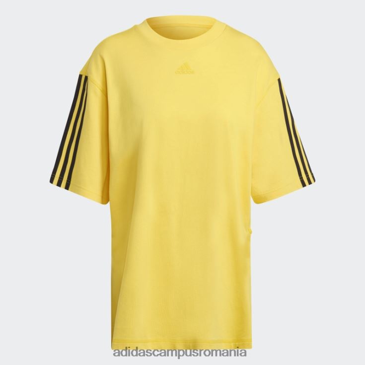 adidas campus romania tricou supradimensionat de dans auriu femei auriu/negru J266N28834