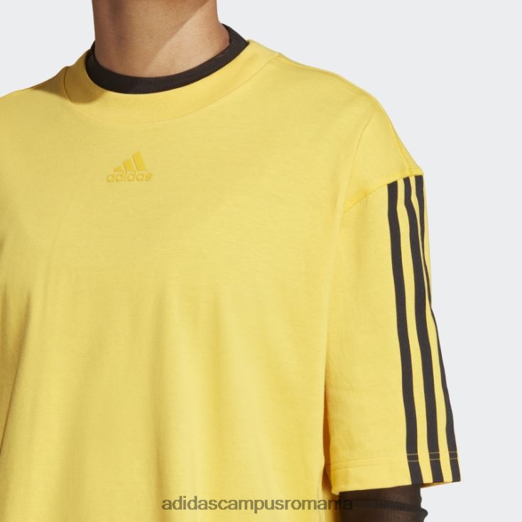 adidas campus romania tricou supradimensionat de dans auriu femei auriu/negru J266N28834