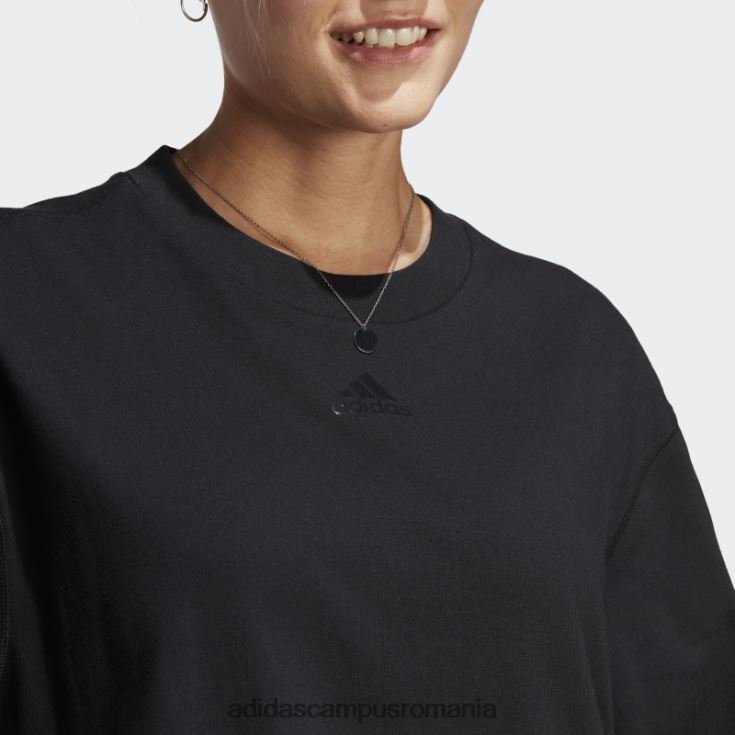adidas campus romania tricou supradimensionat de dans negru adidas femei negru J266N28829