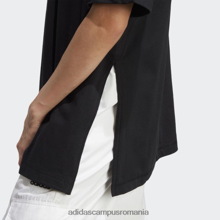 adidas campus romania tricou supradimensionat de dans negru adidas femei negru J266N28829