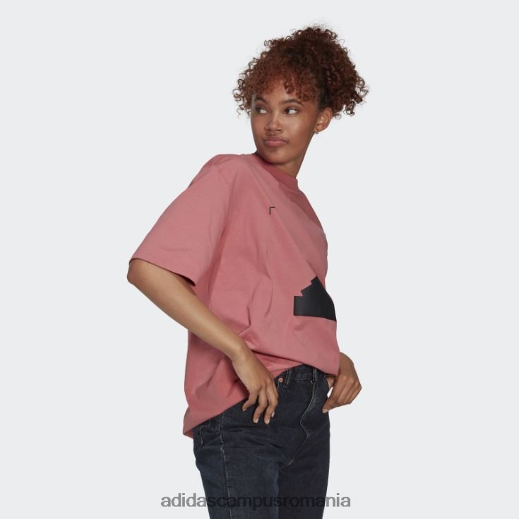 adidas campus romania tricou supradimensionat rosu femei roșu/negru J266N22569