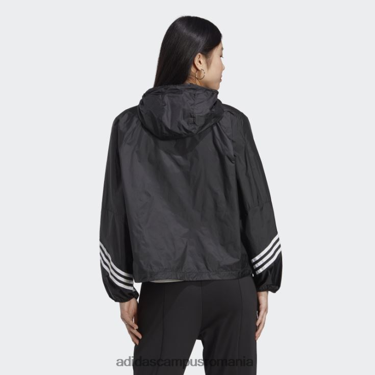 adidas campus romania vânt negru.rdy anorac cu glugă femei negru J266N217434