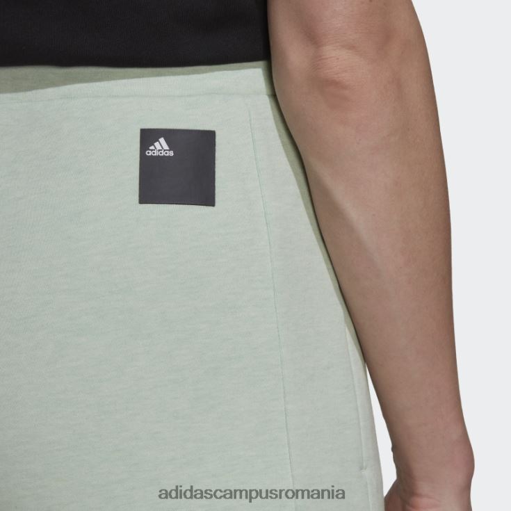 adidas campus romania verde mel mission victory pantaloni slim-fit cu talie inalta moda femei verde mel J266N29303