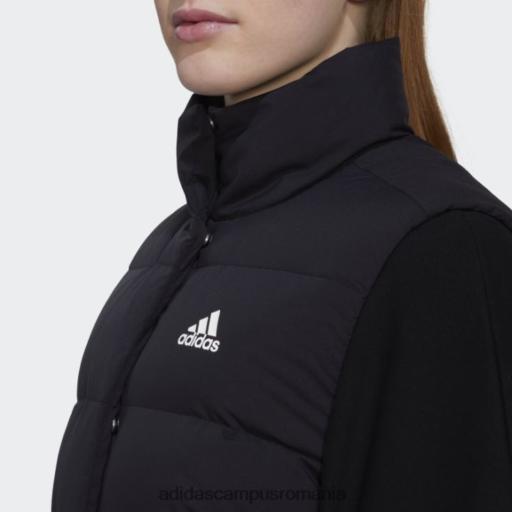 adidas campus romania vestă neagră cu puf helionic femei negru J266N216780