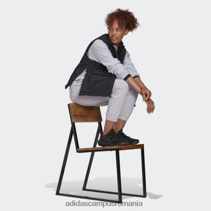 adidas campus romania vestă puf neagră femei alb negru J266N22288