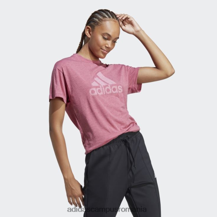 adidas campus romania viitoarele icoane câștigători 3.0 tee fashion pink mel femei roz mel/alb J266N29691