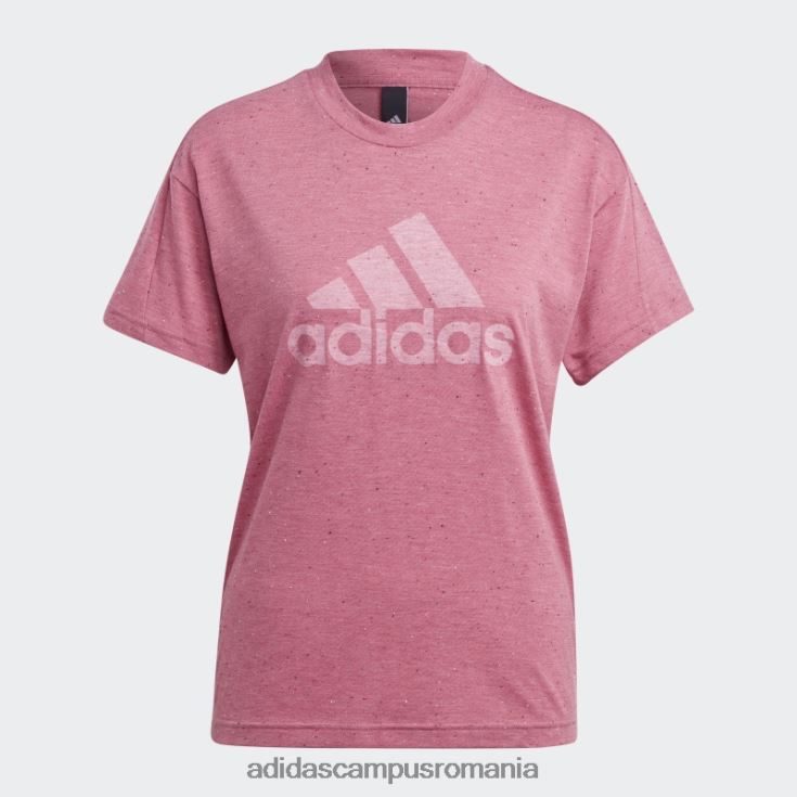 adidas campus romania viitoarele icoane câștigători 3.0 tee fashion pink mel femei roz mel/alb J266N29691