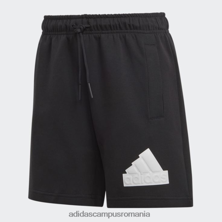adidas campus romania viitor icons insignă de pantaloni scurți sport negru adidas femei negru J266N22322