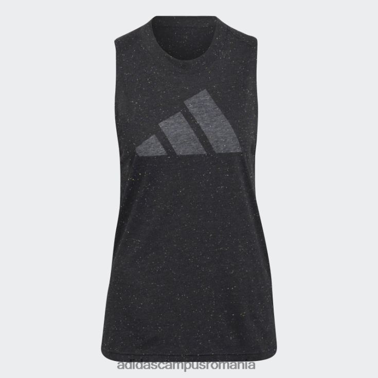 adidas campus romania viitor icons winners 3.0 tank top black melange fashion femei melange negru J266N210392
