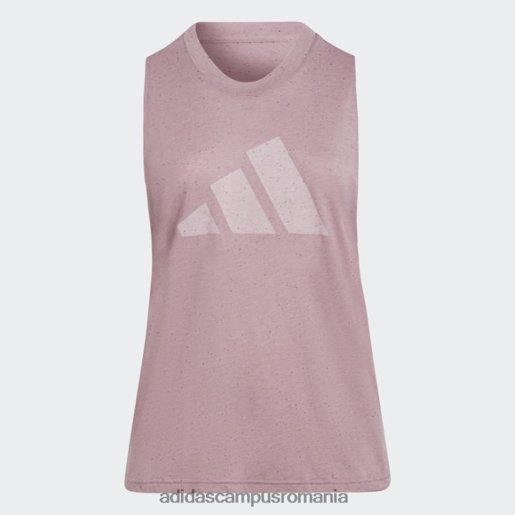 adidas campus romania viitor icons winners 3.0 tank top (plus size) mov mel femei mov mel J266N210513