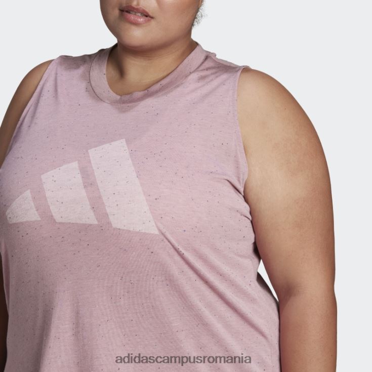 adidas campus romania viitor icons winners 3.0 tank top (plus size) mov mel femei mov mel J266N210513