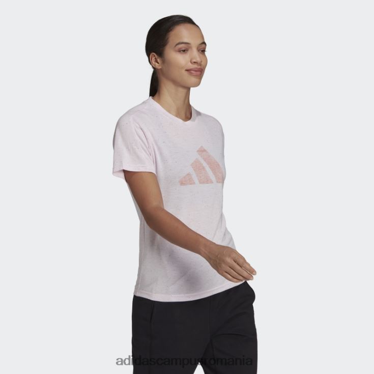 adidas campus romania viitorii icoane fierbinți câștigători 3.0 tee pink mel femei roz mel J266N23705
