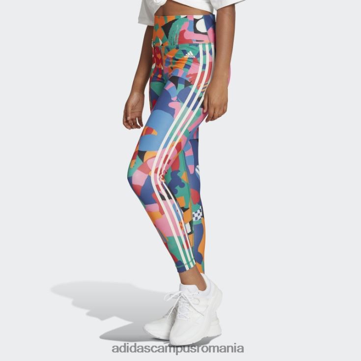 adidas campus romania x farm rio dresuri 7/8 indraznete moda verde femei verde îndrăzneț/stacojiu J266N29809
